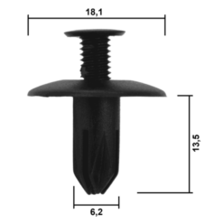 Alternative view of RETAINER CLIP