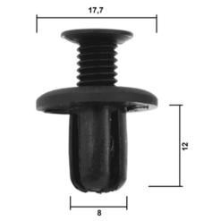 Alternative view of RETAINER CLIP