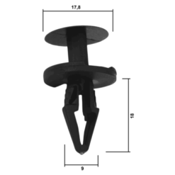 Alternative view of RETAINER CLIP