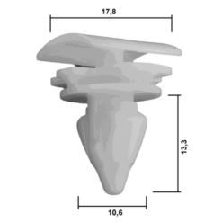 Alternative view of RETAINER CLIP