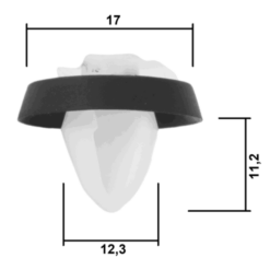 Alternative view of RETAINER CLIP