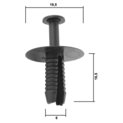 Alternative view of RETAINER CLIP