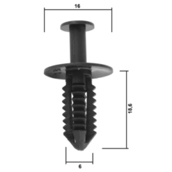 Alternative view of RETAINER CLIP