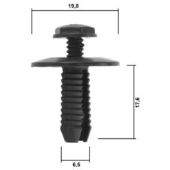 Alternative view of RETAINER CLIP