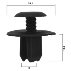 Alternative view of RETAINER CLIP