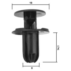 Alternative view of RETAINER CLIP