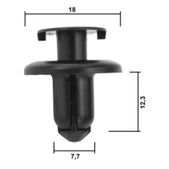 Alternative view of RETAINER CLIP