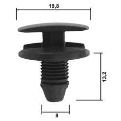 Alternative view of RETAINER CLIP