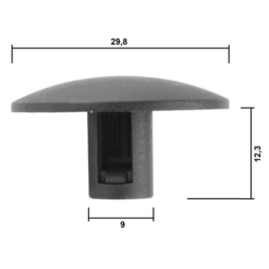 Alternative view of RETAINER CLIP