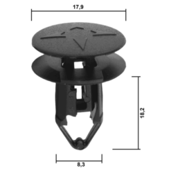 Alternative view of RETAINER CLIP