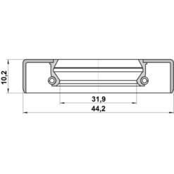 Alternative view of DRIVE SHAFT OIL SEAL 31.9X44.2X10.2