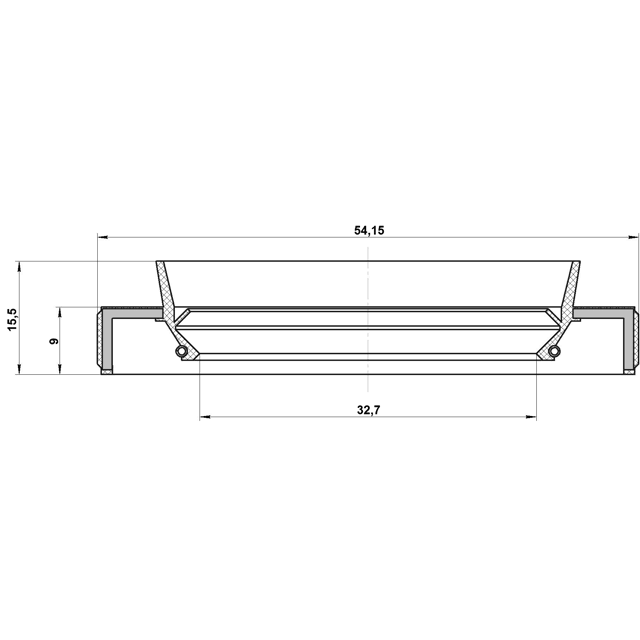 DRIVE SHAFT OIL SEAL 32.7X54.15X9X15 - Image 2