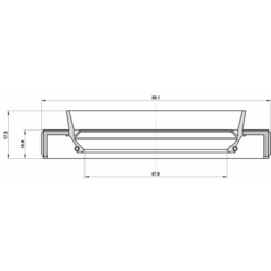 Alternative view of DRIVE SHAFT OIL SEAL 47.6X80.1X10.9X17.5