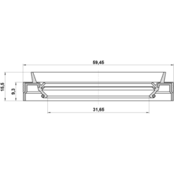 Alternative view of DRIVE SHAFT OIL SEAL 31.65X59.45X9.3X15.5