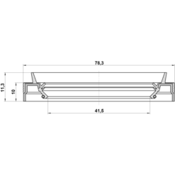 Alternative view of DRIVE SHAFT OIL SEAL 41.5X78.3X10X11.3