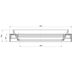 Alternative view of REAR DIFFERENTIAL-PINION SEAL 43.7X75.3X10.1X13.6