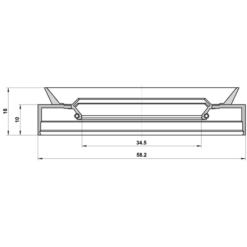 Alternative view of DRIVE SHAFT OIL SEAL 34.5X58.2X10X18