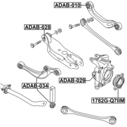 Alternative view of BUSHING, REAR LOWER CONTROL ARM