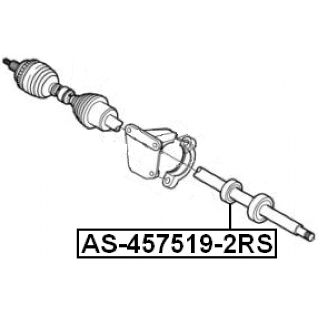 AXLE SHAFT BEARING 45X75X19 - Image 2