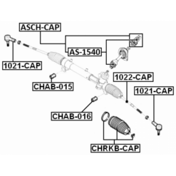 Alternative view of REPAIR KIT, INTERMEDIATE STEERING SHAFT