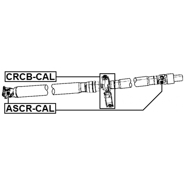 CROSS SHAFT JOINT, DRIVE SHAFT 22X56 - Image 2