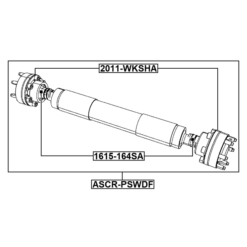 Alternative view of PROPELLER SHAFT