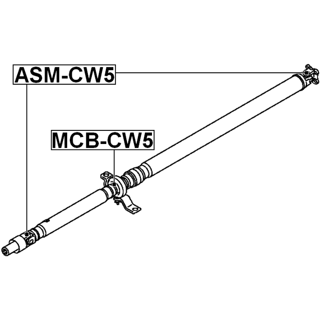 CROSS SHAFT JOINT, DRIVE SHAFT 22X57 - Image 2