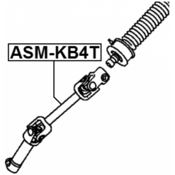 Alternative view of LOWER INTERMEDIATE STEERING SHAFT