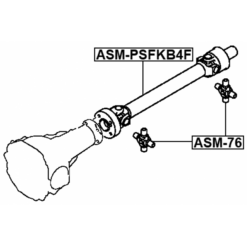 Alternative view of PROPELLER SHAFT