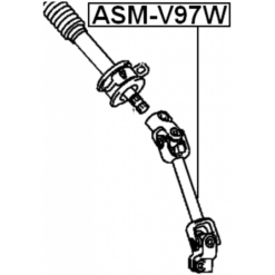 Alternative view of LOWER INTERMEDIATE STEERING SHAFT
