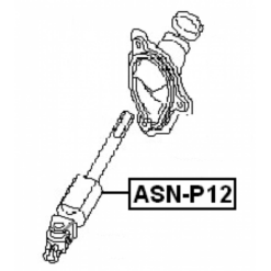 Alternative view of INTERMEDIATE STEERING SHAFT