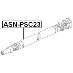 Alternative view of PROPELLER SHAFT