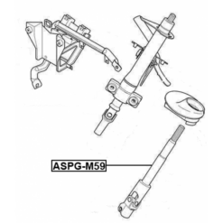 Alternative view of INTERMEDIATE STEERING SHAFT
