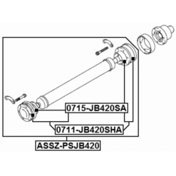 Alternative view of PROPELLER SHAFT