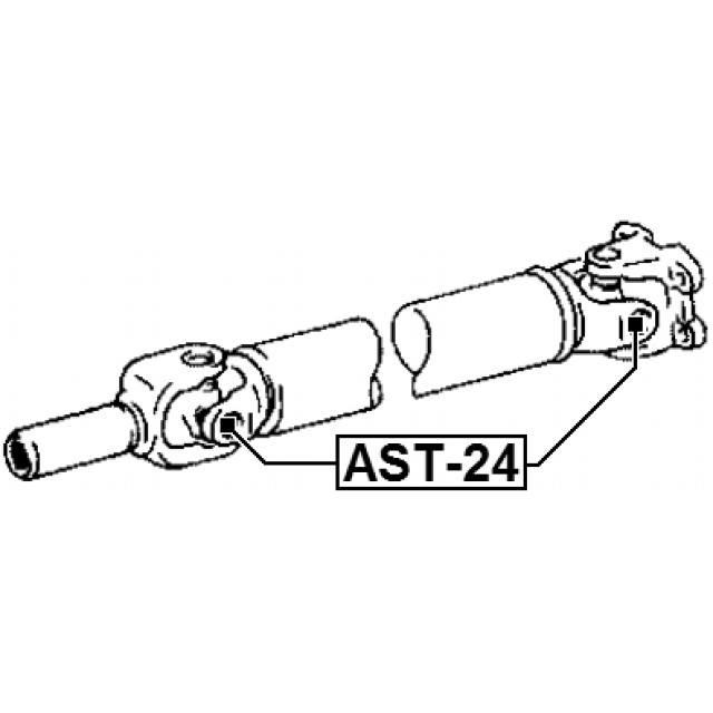 CROSS SHAFT JOINT, DRIVE SHAFT 22.06X57.5 - Image 2