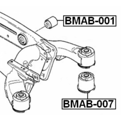 Alternative view of REAR CROSSMEMBER BUSHING