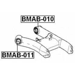 Alternative view of BUSHING, REAR LOWER CONTROL ARM