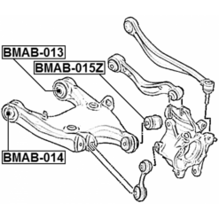 Alternative view of BUSHING, REAR LOWER CONTROL ARM