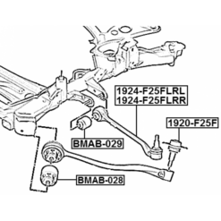 Alternative view of FRONT ARM BUSHING