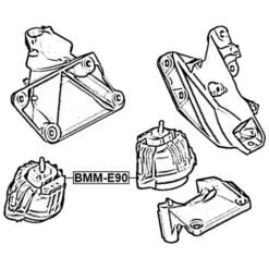 Alternative view of FRONT ENGINE MOUNT (HYDRO)