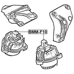 Alternative view of ENGINE MOUNT (HYDRO)