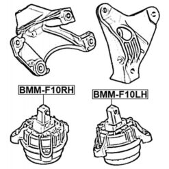 Alternative view of RIGHT ENGINE MOUNT (HYDRO)