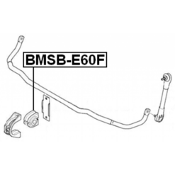 Alternative view of FRONT STABILIZER BAR BUSH D24.6