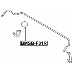 Alternative view of REAR STABILIZER BAR BUSH D15