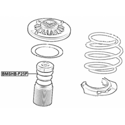Alternative view of BOOT WITH JOUNCE BUMPER FRONT SHOCK ABSORBER