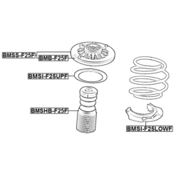 Alternative view of FRONT SPRING UPPER SEAT