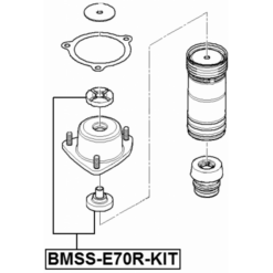 Alternative view of REAR SHOCK ABSORBER MOUNTING, REPAIR KIT