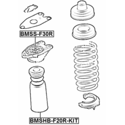 Alternative view of REAR SHOCK ABSORBER MOUNTING