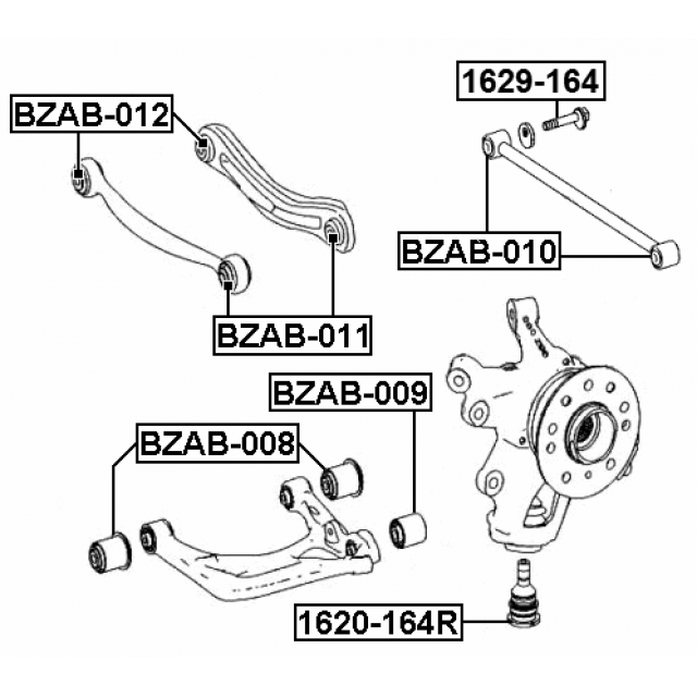 BUSHING, REAR LOWER CONTROL ARM - Image 2