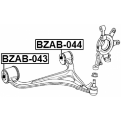 Alternative view of BUSHING, FRONT LOWER CONTROL ARM